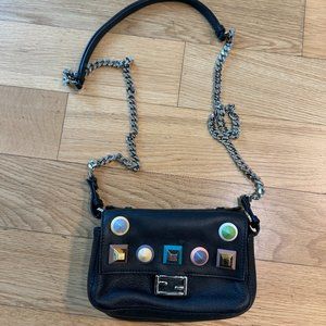 Fendi Black Mirco Double Baguette Bag